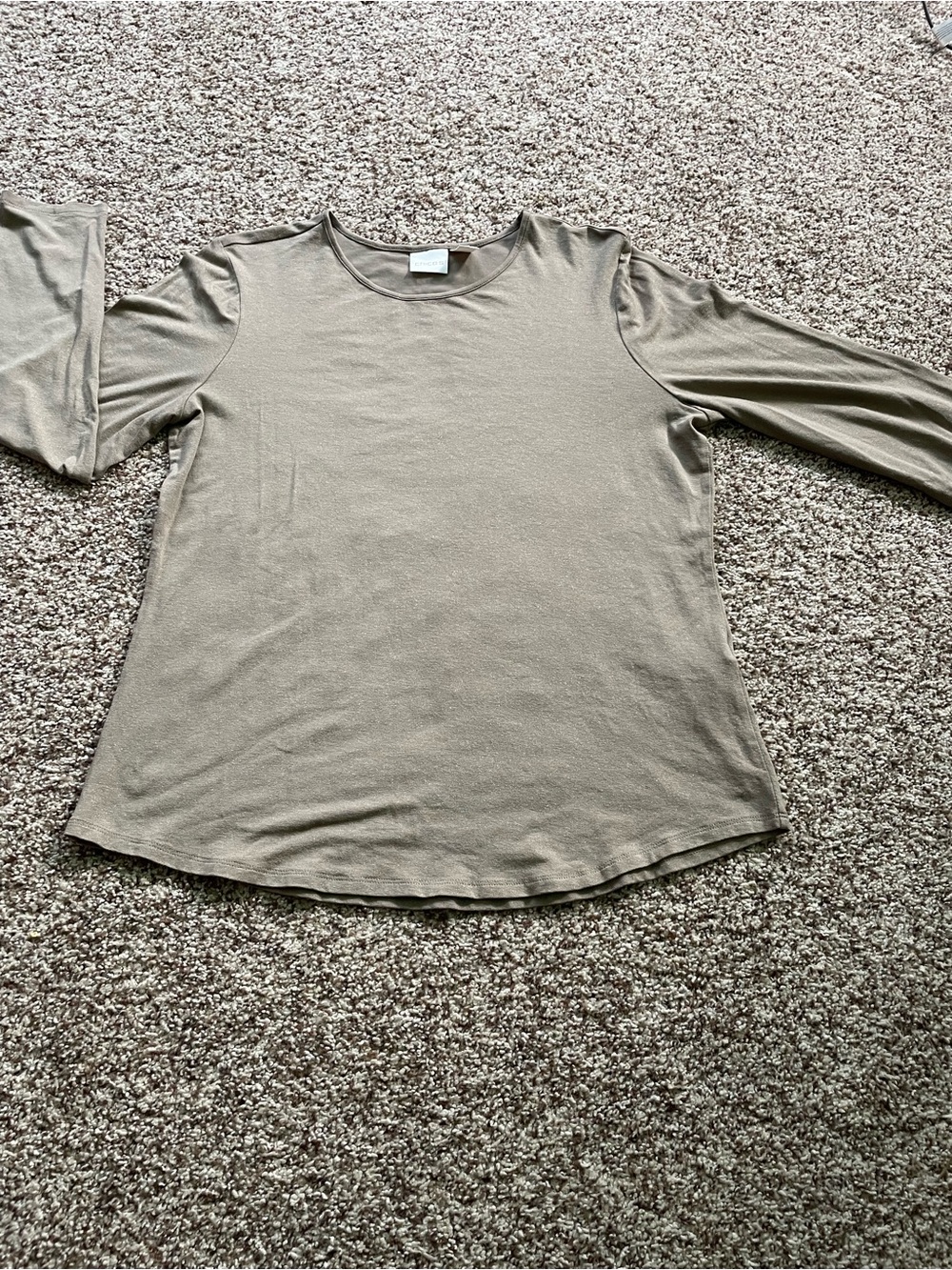 ✨🤎 Chico’s Metallic Shimmer Long Sleeve Top | Size 2 (XL)